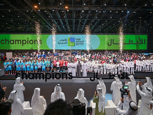 Mansoor bin Mohammed attends closing of inaugural School Games at Expo City