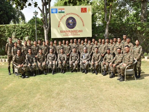 Indian Army contingent participates in Multinational Joint Exercise Ex Khaan Quest 2023' in Mongolia 