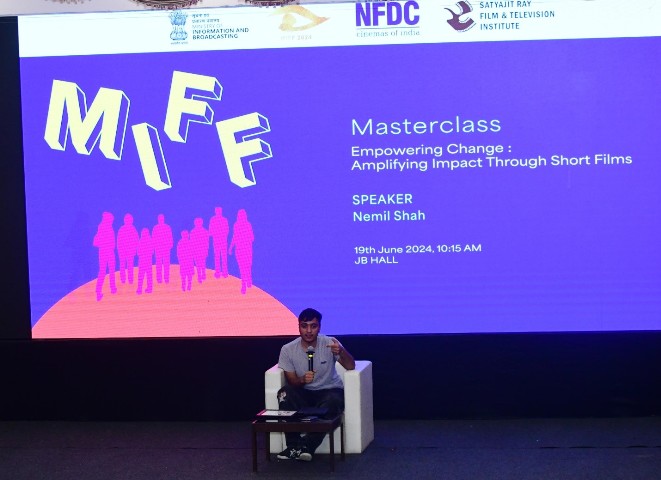 Director Nemil Shah Emphasizes Creativity and Sound in Short Filmmaking at MIFF Masterclass