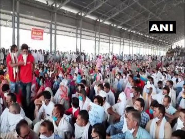 Haryana: Social distancing norms flouted at rally organised by retrenched physical training instructors