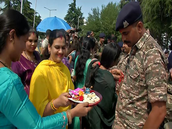 CRPF Jawans Celebrate Raksha Bandhan at Srinagar Airport, Embracing Brotherhood Amid Duty