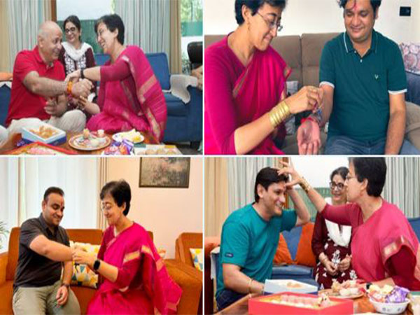 Atishi Celebrates Raksha Bandhan with Ex-Delhi Deputy CM Manish Sisodia