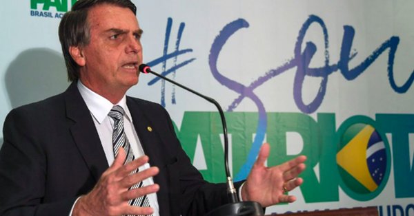 Jair Bolsonaro with 10-point lead over Fernando