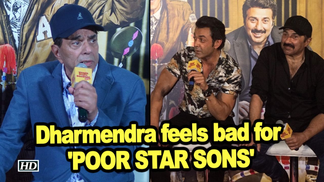 Dharmendra feels bad for 'poor star sons'