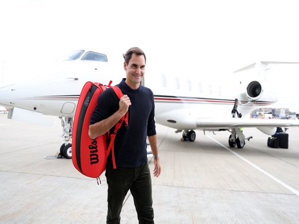 Twenty-time Grand Slam champion Roger Federer arrives in London for his last ATP tournament as player