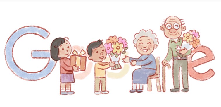 Google doodle celebrates Japan’s "Respect for the Aged Day"