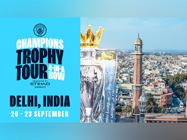 Manchester City's Champions 4-in-a-Row Trophy Tour Arrives in Delhi