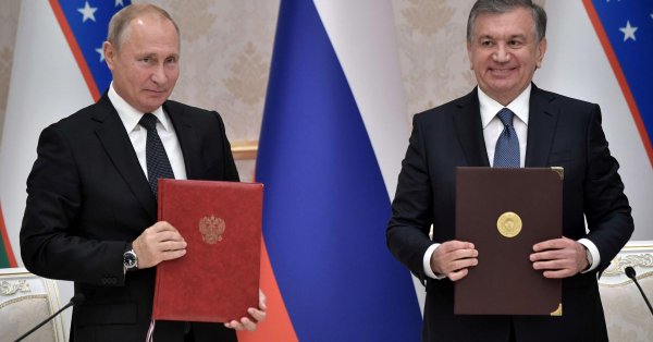 UPDATE 2-Russia and Uzbekistan launch work on nuclear power plant