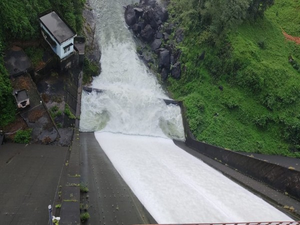 Two shutters of Cheruthoni dam in Kerala opened