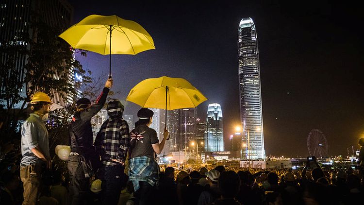 Hong Kong's democracy activists plead not guilty in 'Umbrella movement'