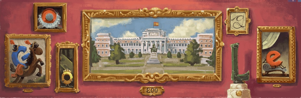 Google celebrates 200th anniversary of Museo del Prado with stunning doodle