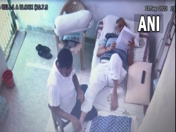 Jailed Delhi minister Satyendar Jain gets full body-massage inside Tihar Jail, CCTV footage goes viral