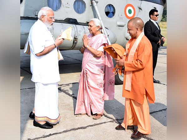 UP Governor, CM Yogi Adityanath receive PM Modi in Varanasi 