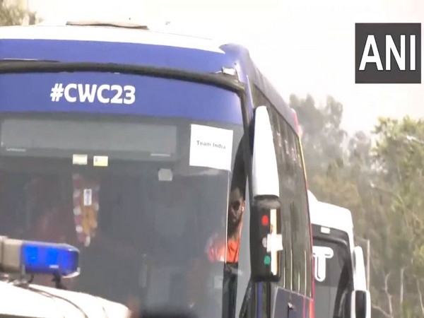 CWC 2023: Team India arrives at Narendra Modi Stadium as quest for 3rd world title beckons