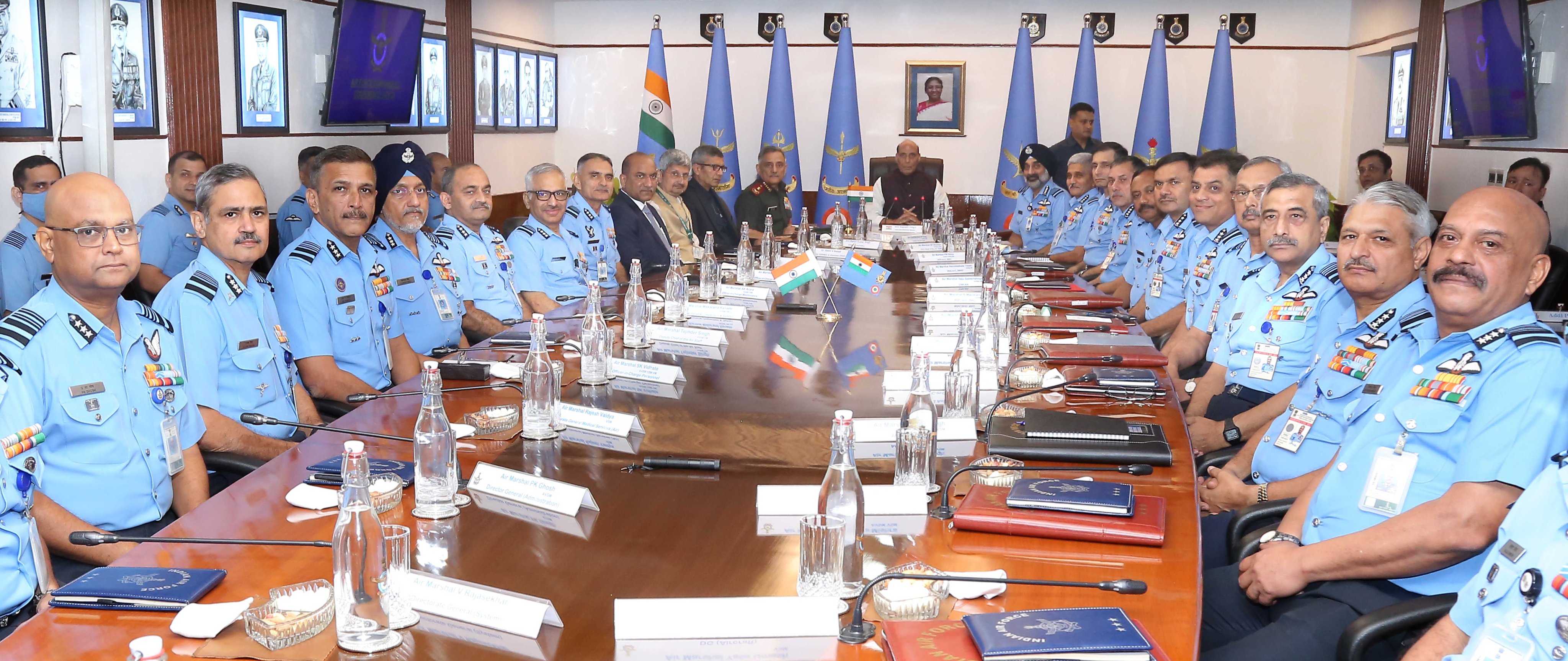 Rajnath Singh Highlights Modernization and Synergy at Air Force Commanders' Conference