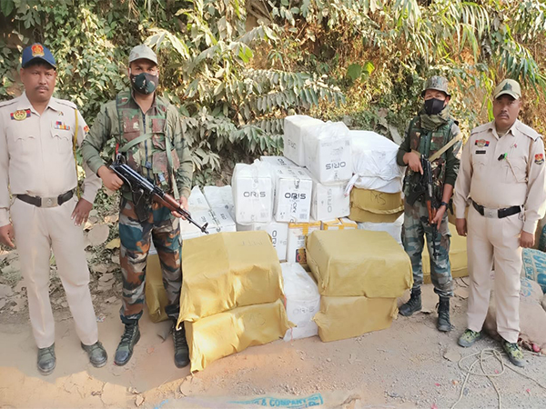 Assam Rifles and Customs Department's Joint Operation Yields Rs 2.6 Crore Cigarette Seizure in Tripura