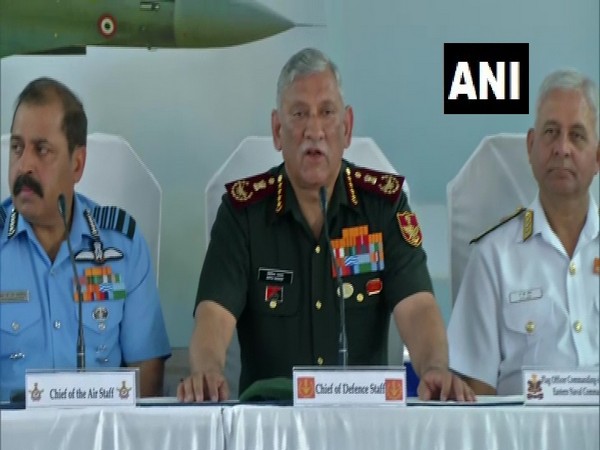 All defence services tasked to be prepared for any option that may emerge: CDS on Pakistan