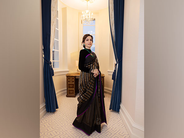 Nita Ambani Shines at Trump Inauguration Prelude with Kanchipuram Elegance