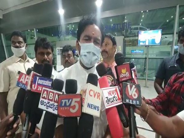 Kishan Reddy arrives in Andhra's Chittor, to offer prayers at Tirupati temple today
