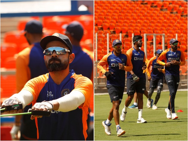 Ind vs Eng: Virat and boys sweat it out in training session ahead of pink-ball Test
