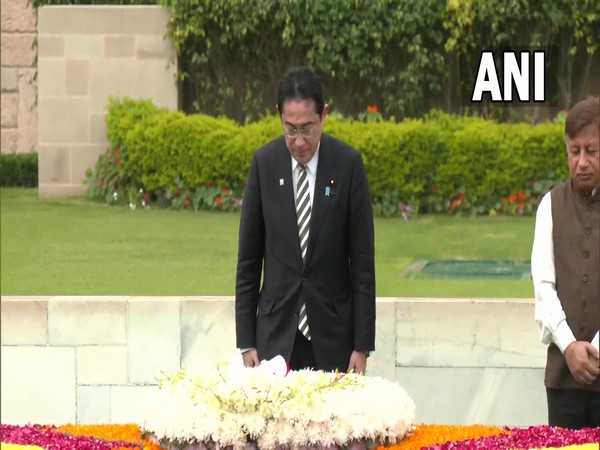 Japanese PM Kishida lays wreath at Mahatma Gandhi's memorial in Rajghat