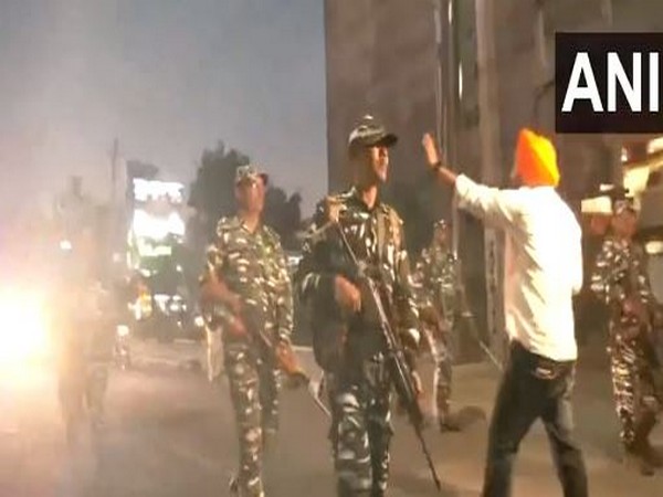 Lok Sabha elections: Punjab Police, central forces conduct flag march in Amritsar