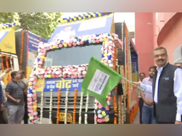MP chief electoral officer Anupam Rajan flags off 'Voter Awareness Vehicles' from Bhopal