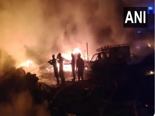 UP: Fire breaks out at warehouse in Ghaziabad's Khoda area, no casualities reported 