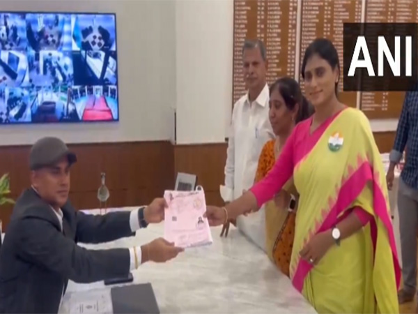 Lok Sabha polls: YS Sharmila files nomination from Kadapa seat in Andhra Pradesh