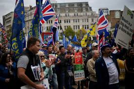 Parliament's suspension before Brexit protested across UK
