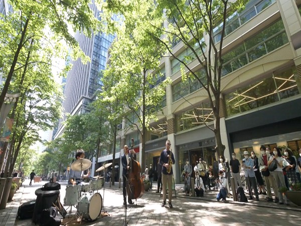 Mitsubishi Estate organises music festival to promote its commercial town in Tokyo