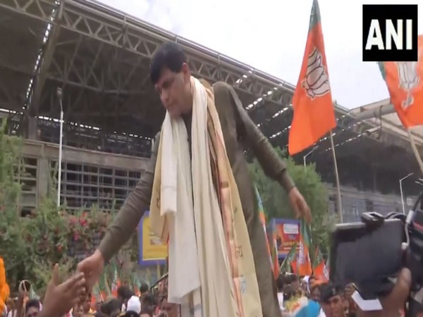 Nityanand Rai arrives at Bihar's Patna after being appointed MoS Home Affairs