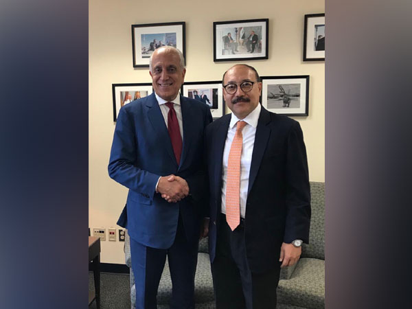 Khalilzad meets India envoy to US Shringla ahead of another Afghan peace mission  