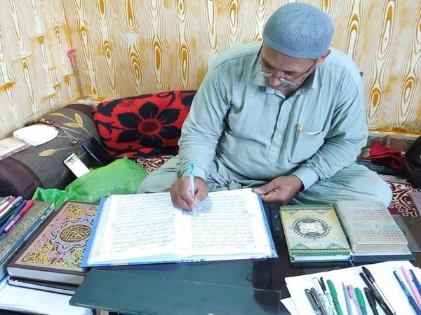 J-K: Muhammad Ishaq Malik handwrites Holy Quran in six months 