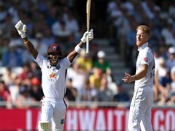 Kavem Hodge Battles Mark Wood's Fiery Bowls to Score Maiden Test Century