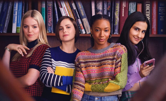 the show explores the lives of four college roommates namely  Kimberly (Pauline Chalamet), Bela (Amrit Kaur), Leighton (Reneé Rapp), and Whitney (Alyah Chanelle Scott) on their adventures at the fictional Essex College in Vermont