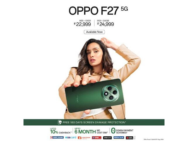 OPPO India Launches F27 5G with Party-Ready Features and AI Camera