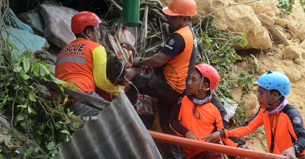 Landslide in Philippines leads to temporary halt in various business operations