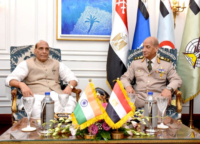 Ministers agree to identify proposals to expand cooperation between defence industries of India and Egypt