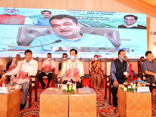 Nitin Gadkari lays foundation stone of India's first-ever multi-modal logistic park in Assam
