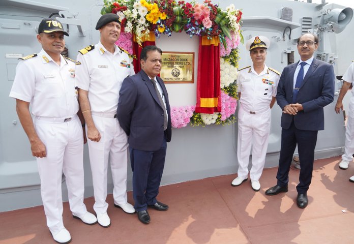 Third Stealth Destroyer of Project 15B 'IMPHAL' delivered to Indian Navy