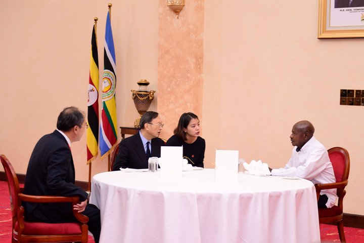 China-Uganda relations elevated to cooperative partnership: Yang Jiechi