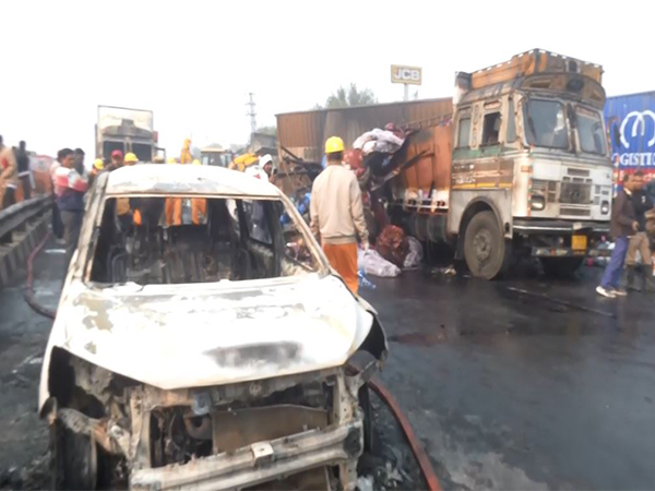 Tragic Collision Sparks Inferno on Jaipur-Ajmer Route