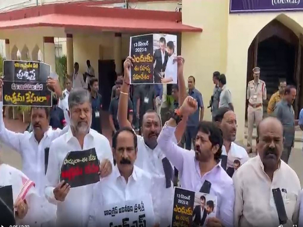 BRS Leaders Denounce Alleged Corruption Charges Against KT Rama Rao, Rally at Telangana Council