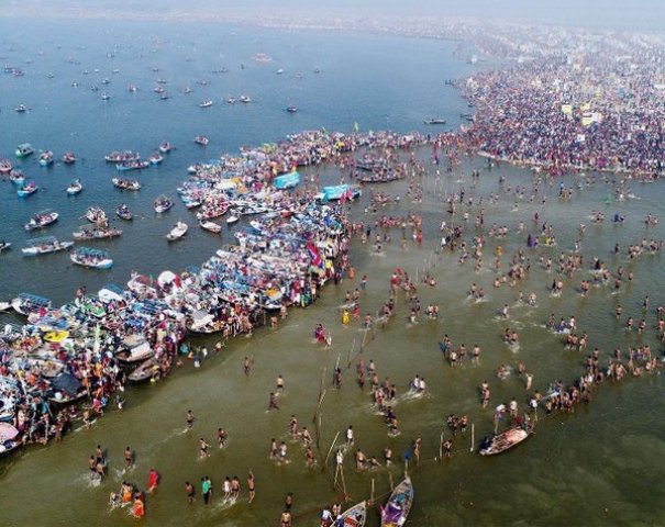 Kinnar Akhara pursuing religious activities emerged as new feature at Kumbh