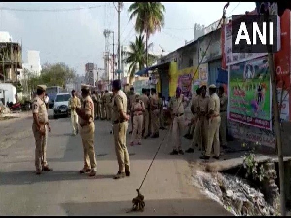 Deployment of police force for bandh called by villagers in Amaravati region