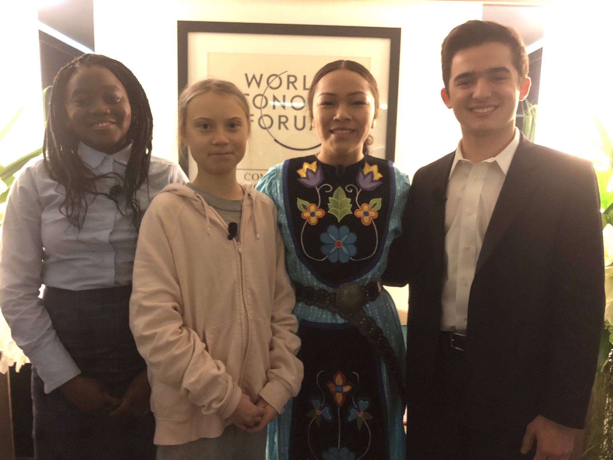 DAVOS-Greta Thunberg calls on world leaders to listen to young activists