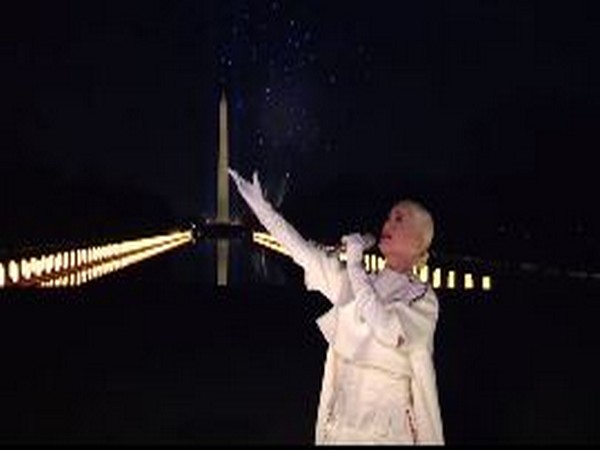 Katy Perry sings 'Fireworks', closes presidential inauguration day with patriotic performance