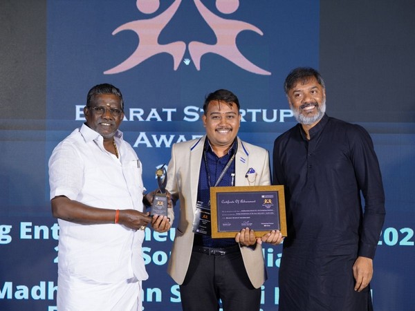 Dr Madhusudan Shastri B.V. was presented with Young Entrepreneur Award by IBE Bharat Startup Awards on National Startup Day