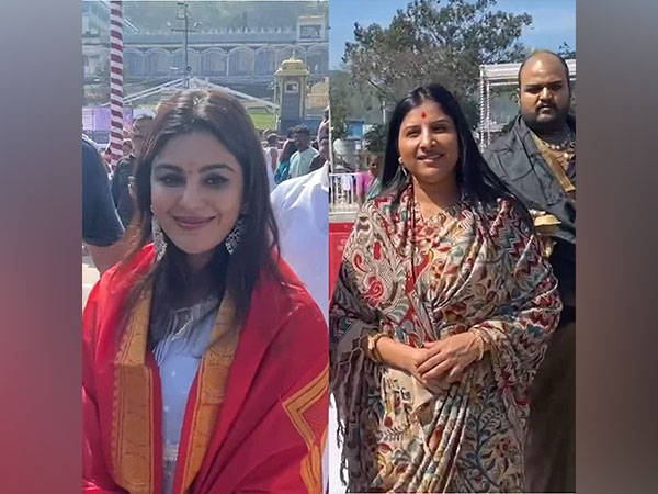 Stars Flock to Tirumala: Samyuktha Menon and Mangli Visit Iconic Temple